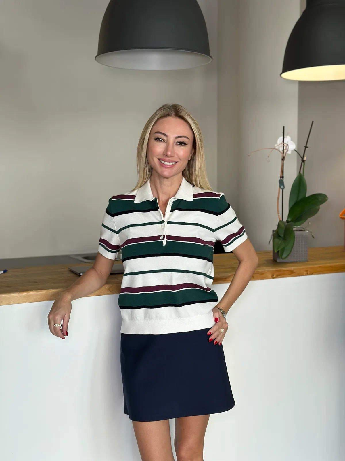 Polo Yaka Triko Askı00430 - ₺1.319,99 | ASKI BOUTIQUE Balat Polo Yaka Triko Askı00430 Triko (Özel Butik Kumaş) - Butik Modeli | ASKI BOUTIQUE Balat